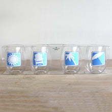 Load image into Gallery viewer, Coastal To Go Wine Glasses
