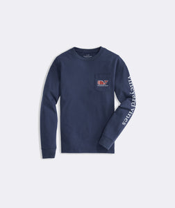 VV Boys' Whale Football Long-Sleeve T-Shirt