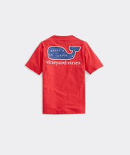 Load image into Gallery viewer, VV Boys&#39; Key West Sailing Scene Whale Fill Short-Sleeve Pocket Tee
