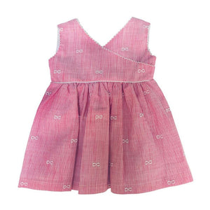 Hot Pink & White Stripe Baby Dress