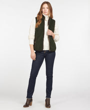 Load image into Gallery viewer, W&#39;s Burford Fleece Vest - Olive
