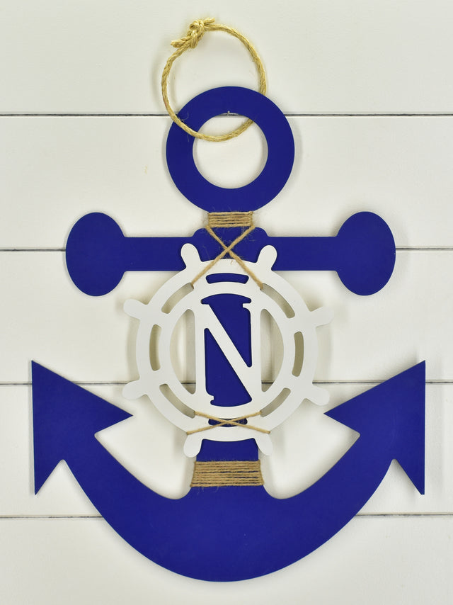 Anchor Initial Door Sign