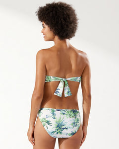 Art Of Palms Ring-Front Bandeau - White
