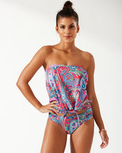 Load image into Gallery viewer, Paisley Keys Blouson Bandini - Coral Coast
