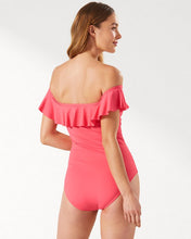 Load image into Gallery viewer, Pearl Off-the-Shoulder One-Piece Suit - Coral Coast
