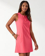 Load image into Gallery viewer, Pearl Half-Zip A-Line Dress - Coral Coast
