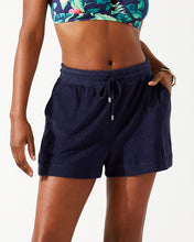 Load image into Gallery viewer, Beach Terry Pull-On Shorts - Mare Navy
