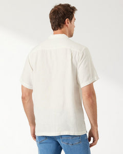 M's Sea Glass Camp Shirt - White