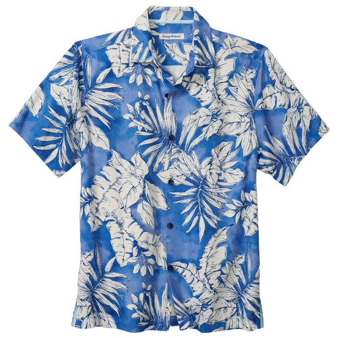 Seattle Kraken Mens Tommy Bahama Tropical Horizons Shirt - Blue Note / SM