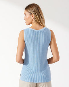 Belle Haven Tank Top - Light Sky