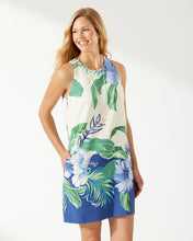 Load image into Gallery viewer, Floridian Floral Silk Shift Dress - Coconut
