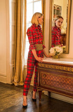 Load image into Gallery viewer, Gripeless Plaid Printed Pant
