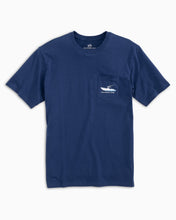 Load image into Gallery viewer, Men&#39;s Wave T-Shirt - Blue Night
