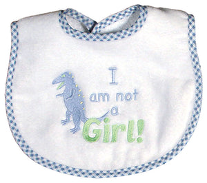 I am not a Girl! Bib