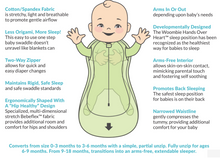 Load image into Gallery viewer, Grow With Me 5 Stage Swaddle &amp; Wearable Blanket
